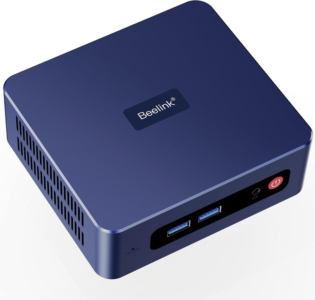 Beelink SER3 Mini PC AMD Ryzen 3 3200U (up to 3.5GHz), 16GB DDR4 2400MT/s 500GB PCIE3.0 SSD Mini Computer, Radeon Vega 3 Graphics,1000Mbps LAN, Dual HDMI 4K Display Windows 11 Pro Home-Office PC