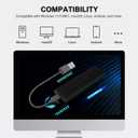External Hard Drive,Ultra Slim External HDD Store Portable External Hard Drive Compatible with PC, MAC,Laptop (Silver)