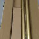 Heavy Duty Curtain Rods for Windows 28 to 48 Inches, 1 Inch Gold Curtain Rod for Bedroom, Living Room, Patio, Kitchen, Adjustable Curtains Rods with Classic Finials, Gold Finishing