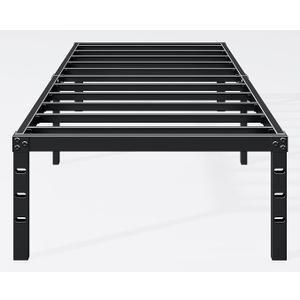 Hafenpo 14 Inch Twin Bed Frame, Under Bed Storage, Black
Sturdy Metal Platform Twin Size, No Box Spring Needed, Heavy Duty, Easy Assembly, Strong Bearing Capacity