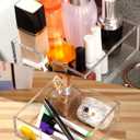 Acrylic Cocktail Napkin Holder for Table, Clear Beverage Napkin Holder Square Rectangle for Dinner, Kitchen, Bathroom, Restaurant, Bar (2 Pieces, 5.5 x 5.5 Inch)