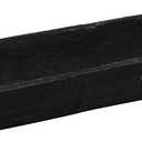 Creative Co-Op Decorative Paulownia Wood Bowl, Black (22.75" L)