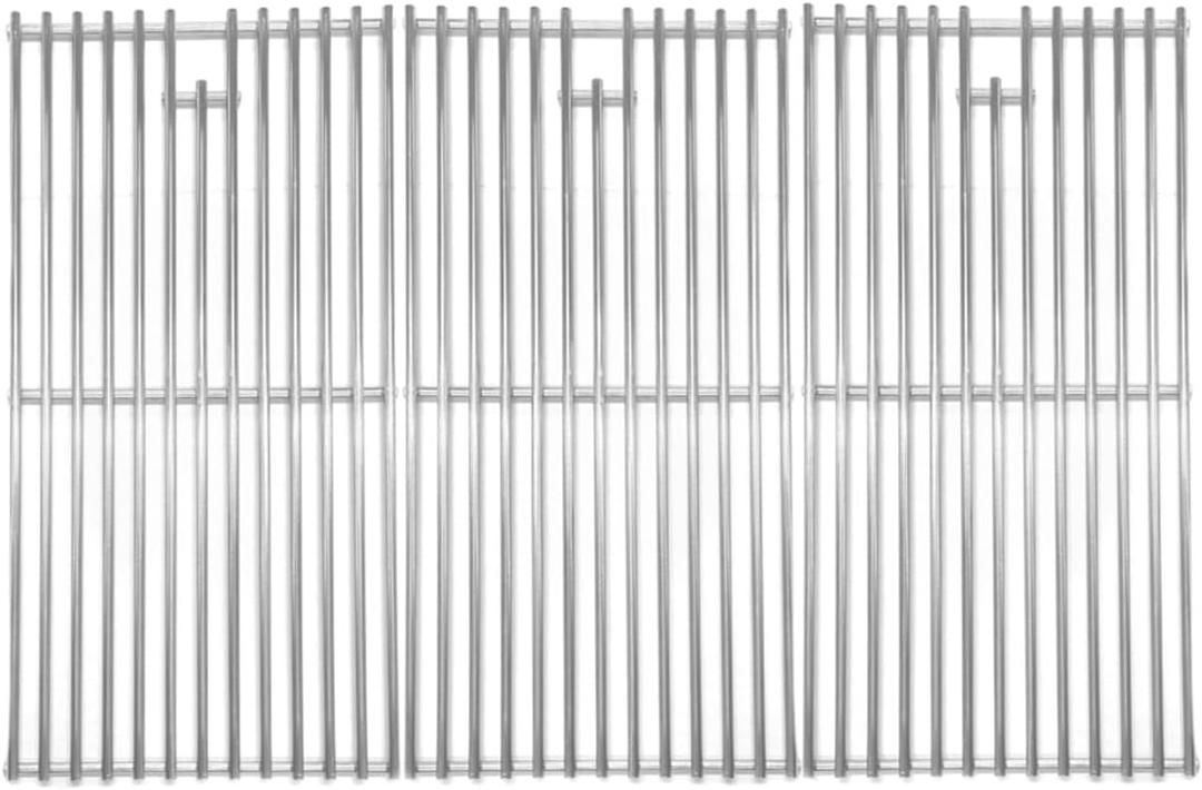 Monument Grills 97888 3-Pack Stainless Steel Cooking Grids for 4-Burner Grill 24633, 24367, 41847NG, 35633, 35633R, 35633G, 35633B, D405, D425, 17.728.3 Inch