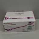 Tikom V500 Cordless Vacuum Cleaner for Home, 40000Pa/450W Stick Vacuum with LED Touch Screen, Charging Wall Dock, Anti-Tangle, Lightweight Handheld Vacuum for Pet Hair, Hard Floor, Carpet (Pink&red)