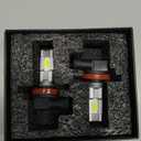 H16 H8 H11 LED Fog Light Bulbs, 6000LM 600% Brightness 6500K Cool White Fog Light Bulb, 60000HRS Lifespan 1:1 Replacement H8 H16 Fog Bulbs For Cars,Trucks, Non-polarity, Pack of 2