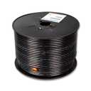 SatelliteSale RG-6 Trishield NEC 820 CATV HFC Coaxial Cable PVC Black 500 feet