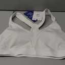 Champion Women's Absolute Eco V Neck Shape Sports Bra, White, Small