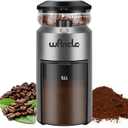 Wancle Coffee Grinder - Electric Burr Coffee Grinder - Adjustable Burr Mill with 28 settings - 12 Cups - Professional Coffee Bean Grinder - Grey