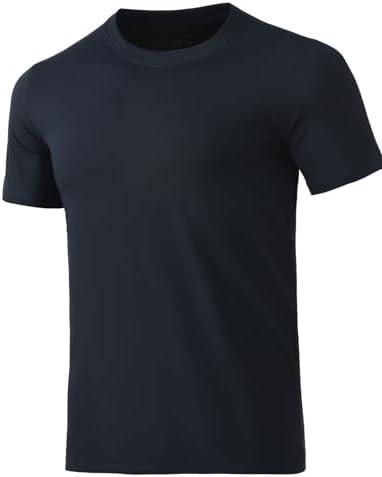 BANTREK Men's T-Shirts Soft Lightweight Short Sleeve Tee, Crew Neck Moisture Wicking Shirt for Casual Running Workout Swim XL
