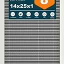 14x25x1 Reusable Air Filter, Washable, MERV 8, Permanent Electrostatic Air Filter, Lasts a Lifetime, Breathe Safely at Home or in the Office