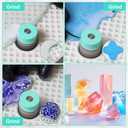 Glass Grinder Bits for Stained Glass - 1 1/4 3/4 Inch Brass Core Stained Glass Grinder Bit, Diamond Grinder Bit Head Tools, Stained Glass Diamond Grinder Bit