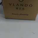 Vlando 5 Layer Jewelry Box for Women, Glass Lid Jewelry Organizer with 5 Drawers for Necklaces Rings Earrings Bracelets - Black