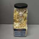 It's Delish Gourmet Butter Popcorn, 6 Oz Reusable Jumbo Container Jar | Vegan Butter Flavored Popcorn | Air Popped Pop Corn Healthy Snacks | Gluten Free, Non-Dairy, Vegan, Kosher, Yellow, White (16 Ounce (Pack of 1)), Best By:17/JUN/27