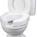 SP 3 Inch Extender Booster Elevated Raised Toilet Seat Risers for Seniors Adults Elderly Handicap Disabled Fits Most Standard and Elongated Toilets - White