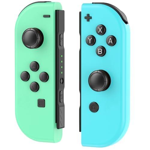 LNLBADNZ Replacement for Nintendo Switch Controller, Switch Wireless Controllers Compatible with Switch/Lite/OLED, Support Motion Control/Wake-up/Dual Vibration (G-B)