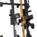 Savior Equipment Wall-Mount Rifle Rack Tactical Shotgun Carbine Firearm Free-Standing Gun Display Indoor Storage Rack - Heavy Duty Steel, 6-Slot Holds up to 150 Lbs (Obsidian Black II)