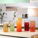 Highball Drinking Glasses Set of 8 | 15 oz Capacity | Thin And Light Borosilicate Tumblers Can Be used For Drinking Beer, Cocktail, Water,Whiskey,Milk, 16 oz