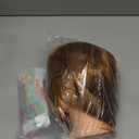 26"-28" Light Auburn Hair Mannequin Head Practicing Braiding, Cosmetology Mannequin Head with Hair for Styling, Training Doll Head for Group Practice Braids Skills and Have Fun