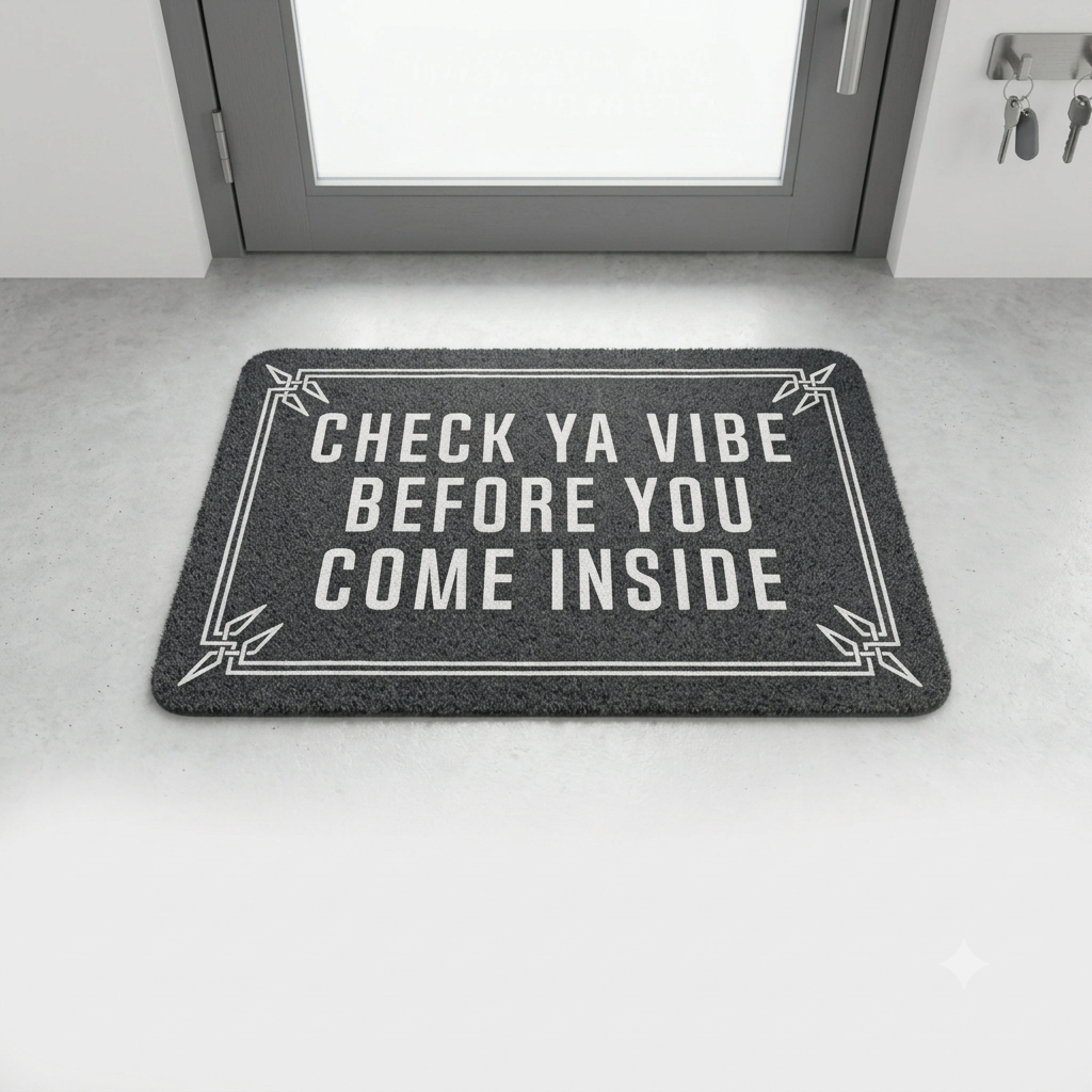 Welcome Doormat for Entrance Way Indoor Front Porch Decor Anti-Slip Rubber Rugs Novelty Gift Mats 23.7"(L) x 15.9"(W)