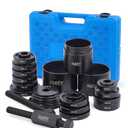 Orion Motor Tech Wheel Bearing Press Kit for Front Wheel Drive Bearing Removal & Installation, 24pc Wheel Bearing Puller Tool Set with Sliding Screws Universal Bushings Sleeves