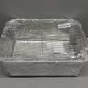 Stainless Steel Dish Basin, 18L Multipurpose Kitchen Sink Tub for Washing Dishes & Vegetables, Heavy-Duty Rust-Resistant Dishpan with Flat Base (15.74"x11.8"x5.9")