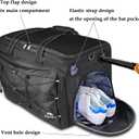 MATEIN Extra Large Catchers Gear Bag, 90 L Baseball Bag with Vented Shoes Compartment and Bat Holder for Baseball Equipment, Softball Duffle Fits Batting Mitten, Tball Gear, Helmet for Adult Men
