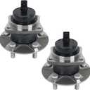 Autoround 512217 Pair Rear Wheel Bearing Hub Assembly fit for Toyota Corolla 2003-2008/ Prius 2004-2009/ Celica 2000-2005/ Matrix 03-08, Scion tC 05-10, Pontiac Vibe 03-08 FWD, ABS Models Only