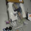 WORKER KunLun Blaster Bolt Action Half Size Foam Dart Sniper Toy with Orange Tips (White), Bipod Not Included