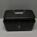 Ahopegarden Indoor Garden Hydroponics Growing System: 10 Pods Plant Germination Kit Herb Vegetable Growth Lamp Countertop with LED Grow Light - Hydrophonic Planter Grower Harvest Lettuce (Black)