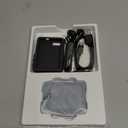 MP3 Player with Bluetooth 5.3,Tokemisc 16GB Full Touchscreen Kids Portable Music Device with Speaker,FM Radio,E-Book,Built-in Micro SD Card Slot,Earphones Included,Max 256GB Expand (Black)