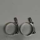 2" T-Bolt Hose O.D. Clamp - Working Range 1.81" - 2.05" Clamp for 2 inch Hose O.D., 46mm - 52mm, 2 pack, Suggest measure your hose O.D. before purchasing, Stainless Steel Bolt, Band and Locknut