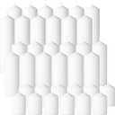36 Pcs White Pillar Candles Bulk Set，3 Different Lengths 2 x 3/4/6 Inch (12 Each)，Hurricane Candles，Dripless Unscented Smokeless，Gives You a Better Atmosphere When Organizing an Event Party.