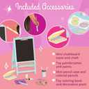 Glitter Girls  14-Inch Doll Accessories  Creative Art Kit Chalkboard Easel Accessory Set  3 Years and Up