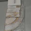 MyGift 3 Tier Wooden Display Riser Stand, Cupcake Stand & Perfume Organizer, Rustic Whitewashed Tiered Display Shelf for Desserts, Nail Polish, Makeup, Plants & Collectibles