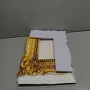 Upgraded 32 x 24 Inch Large Photo Booth Props Picture Frame Vintage Photo Frame Friends Selfie Props for Wedding Mexico Birthday Bachelorette Party Supplies(Gold Style)