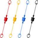 4 Sets 1/2 Hydraulic Hose Caps Quick Coupler Cover Male Dust Cap and Female Plug Cover Colored Hydraulic a Style Quick Disconnects Port Plug Fittings