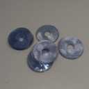 Vesici 100 Pieces Candle Drip Protector Bobeches Clear Candle Rings for Candlestick Holders Round Plastic Wax Catchers for Wax Protectors Church Service Wedding Party Home