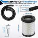149-2311 Fuel Pump E11007 A029F889 with 149-2457 Fuel Filter TuneUp Kit for Onan RV Cummins Generator 3600 4000 4KW Microlite MicroQuiet Generators Camp Power KYD with 1403280 Air Filter and Fuel Line