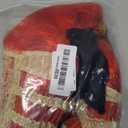 FantaLook Medium Red with Yellow Cosplay Wig for Women Halloween Costume
