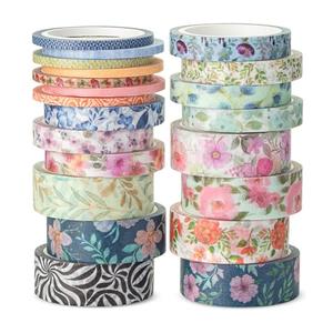 Mr. Pen- Washi Tape Set, 21 Rolls, Assorted Sizes, Floral Vintage, 5 Yards/Roll, Washi Tape for Scrapbook, Arts, Crafts, Journals and Planners