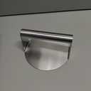 Stainless Steel Burger Press, 5.5 Inch Round Smasher, Non-Stick Smooth Hamburger Press Flat Bottom Without Ridges, Bacon Grill Perfect for Top Griddle Cooking