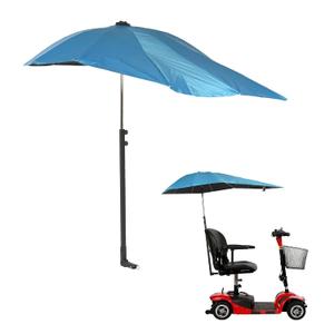 AIWFL Sunshade Canopy for Mobility Scooters, Height Adjustable Rain Cover Canopy Foldable Scooter Sunshade Umbrella, Fits for Mobility Scooters and Power Chairs Equipped with a 1" x 1" Receiver