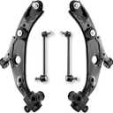 4Pcs Front Lower Control Arm with Ball Joint Suspension Kit Fit for Mazda CX-9 2016 2017 2018 2019 2020 2021 2022 2023 CMS761225, CMS761226, K80296 X2