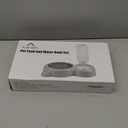 Dog Bowls, Cat Food and Water Bowl Set with Water Dispenser and Stainless Steel Bowl for Cats and Small Dogs - Blue