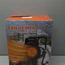 Greenhouse Heater with Thermostat, 1500W Outdoor Heater with Fast Heating, Overheat Protection, Grow Tent Heat for Greenhouse, Garden, Flower Room