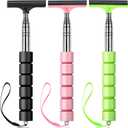 3 PCS Side Mirror Squeegee,Car Mirror Squeegee,Retractable Car Rearview Mirror Wiper,Portable Car Cleaning Tool for Rainy Foggy Weather,Universal Car Accessories(Black/Pink/Green)