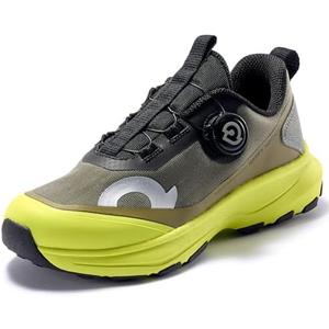 HAPPY NOCNOC All‑MAX Kids Shoes, Boys Girls 3‑Layer Durable Breathable Mesh Running Sneakers, High‑Rebound Cushion Athletic Casual Shoes for Sports & School, Size 4