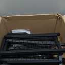 YBING Over The Toilet Rack 3 Tier Bathroom Shelf Over Toilet Storage Organizer Freestanding Above Toilet Storage Rack with Metal Frame and Hook Bathroom Over Toilet Storage Stand Black