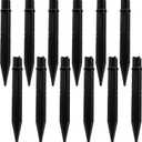 Bonsicoky 12 Pack 8.3 Inch ABS Ground Spikes - Replacement Stakes for Solar Lights - Fit for Pole Inside Diameter 0.83 Inch - Plastic Ground Stakes for Garden Light Pathway