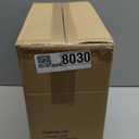 EDISHINE 21.85" Boho Table Lamp, Farmhouse Bedside Lamp, Water Transfer Red Wood Grain Metal Base, Beige Linen Shade, Rustic Nightstand Light for Living Room, Bedroom, Office, E26 Base (Mahogany Color 1)